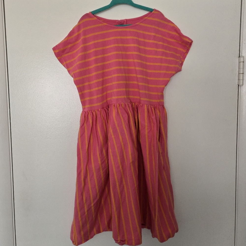 Primary 100% Cotton Pink And Orange Twirl Dress Size 12